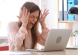 À beira de um ataque no trabalho?